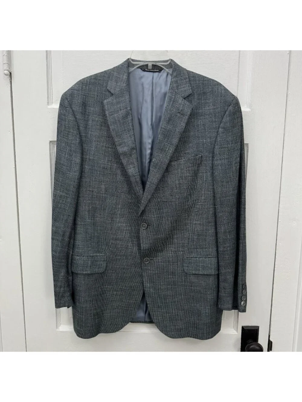 Jack Victor Lewis Gibson 42R Gray Sport Coat Blazer Italy Bamboo Canada